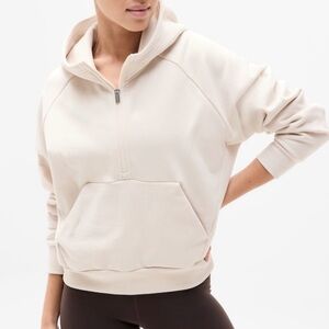 NWT Athleta Easy Fleece 1/2 Zip Hoodie